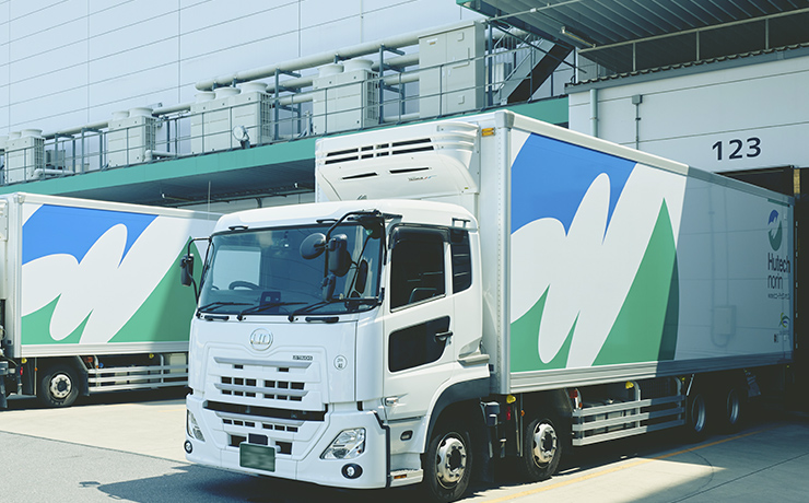 冷凍食品共同配送 イメージ